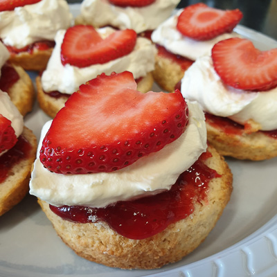 Strawberries at Small Dole Village Hall